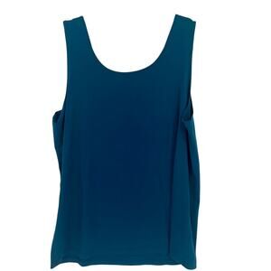Christopher & Banks Teal Sleeveless Women's Top Size XL